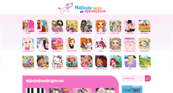 Desktop Screenshot of igrice-djevojcice.net
